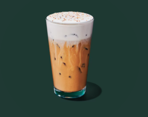 Iced Pecan Crunch Oatmilk Latte