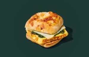 Egg, Pesto & Mozzarella Sandwich