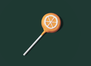 Orange Cream Cake Pop