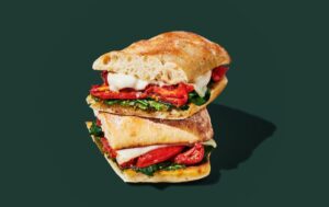 Tomato & Mozzarella on Focaccia